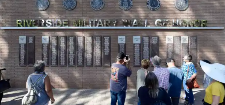 Se recaudaron $200,000 para dedicar al monumento Military Wall Honor