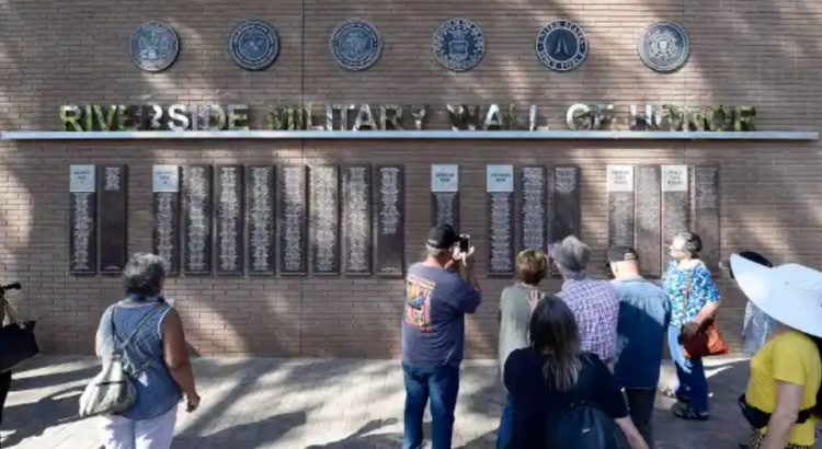 Se recaudaron $200,000 para dedicar al monumento Military Wall Honor