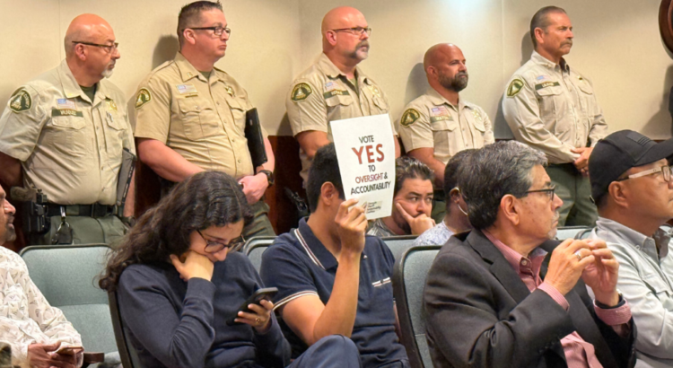 Fracasa la propuesta de crear un comité para supervisar al sheriff