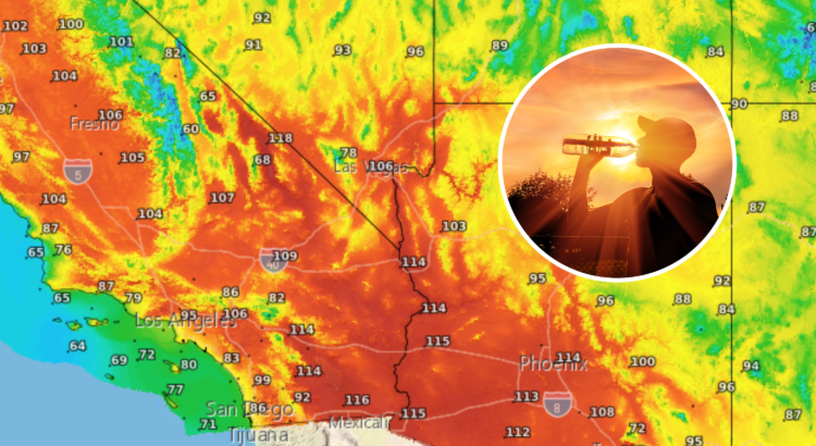Comienza una ola de calor en el sur de California y se esperan temperaturas casi récord