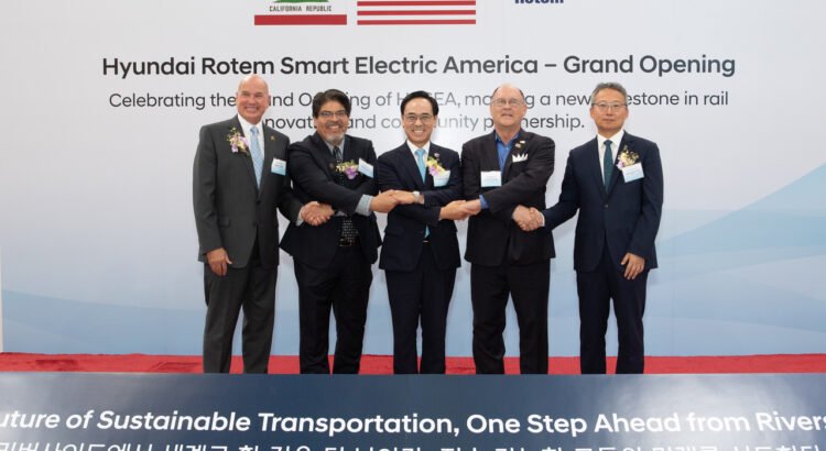 Hyundai Rotem completa la planta de California para componentes ferroviarios