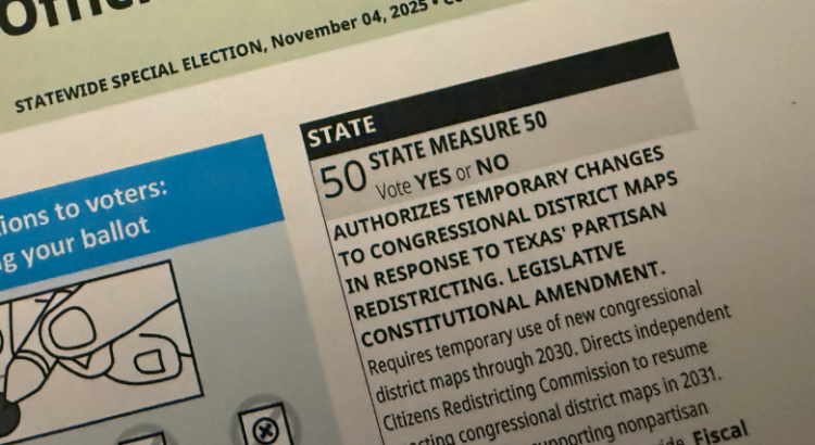 El apoyo a la Proposición 50 se divide entre partidos en el condado de Riverside