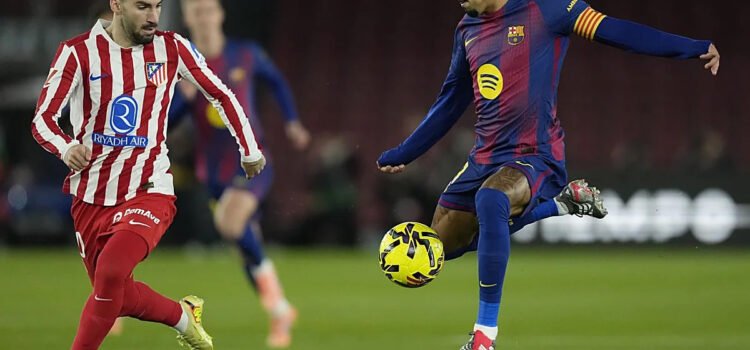 Barcelona extiende liderato en España tras remontar a Atlético